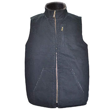 TR001 vest  with cotton canvas fabric