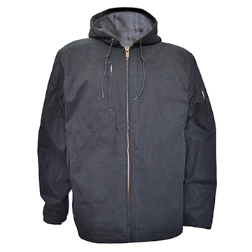 TR002 Contractor hooded coat with cotton canvas fabric