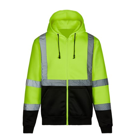 TR008 hi-vis hooded jacket